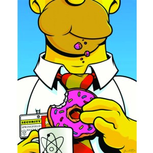 Placa Decorativa Simpsons - Mod.02